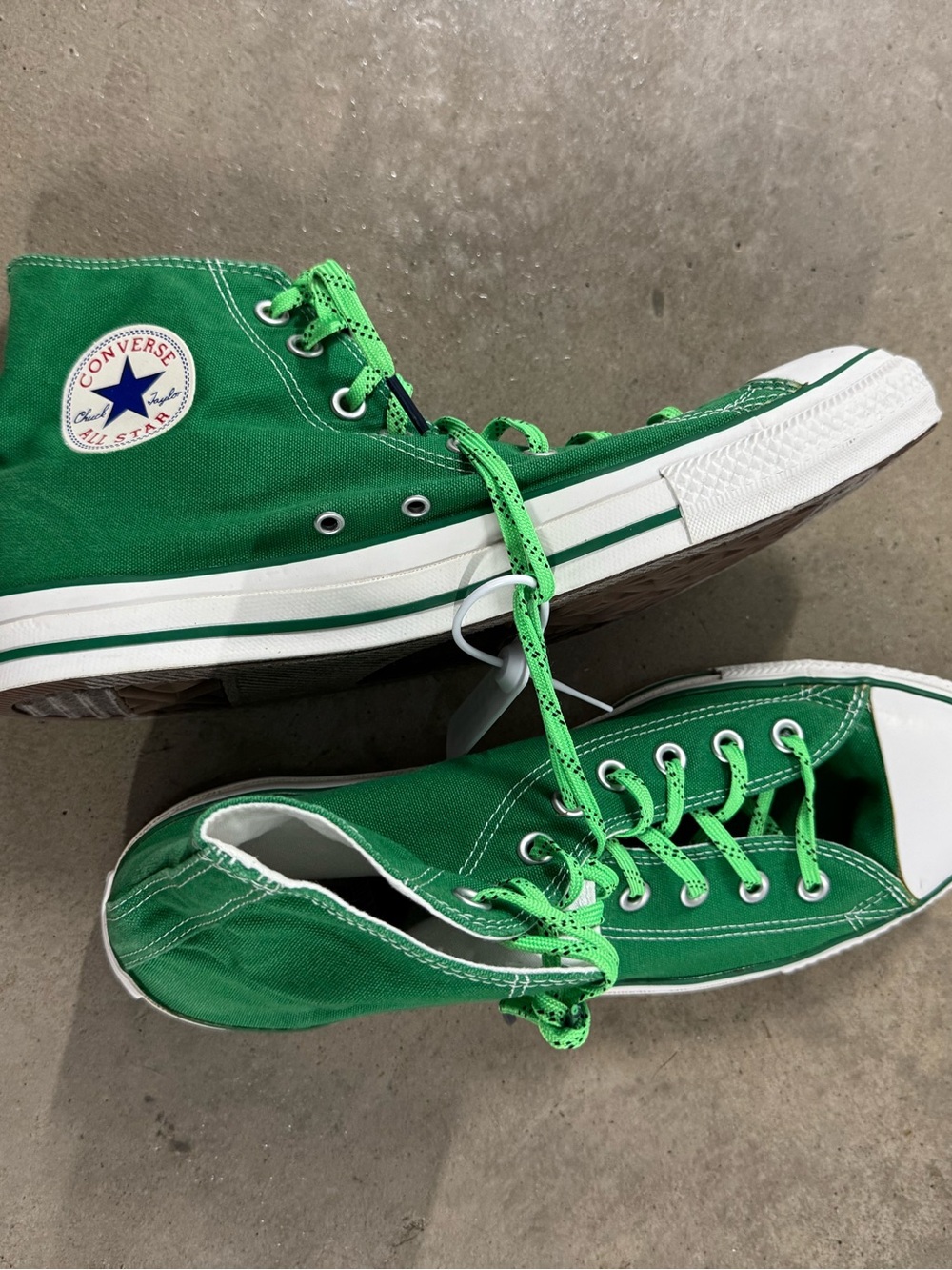 Vintage Converse Green High Top Sneakers